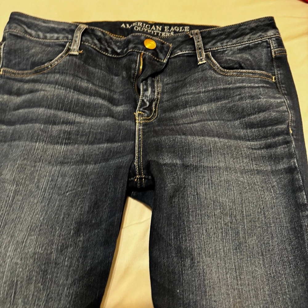 AE super low rise jeggings